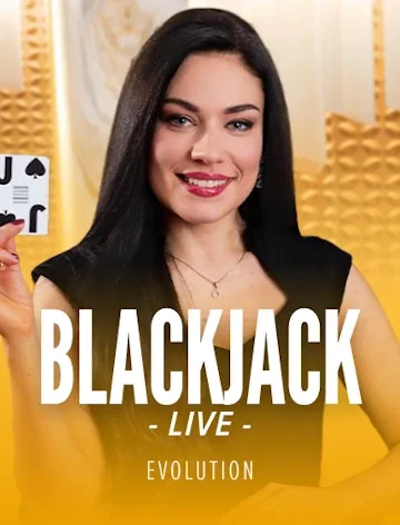 Blackjack lobby with dealer tables by Evolution