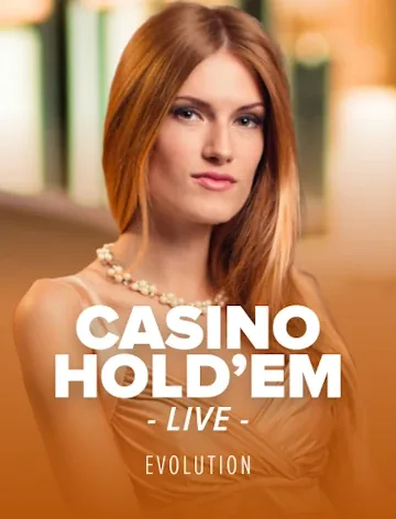 Casino Hold'em poker table streamed by Evolution