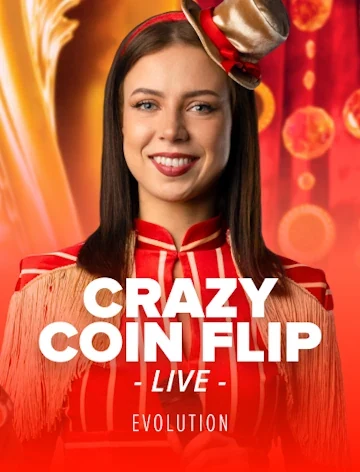 Crazy Coin Flip live show from Evolution at Bass Win Casino