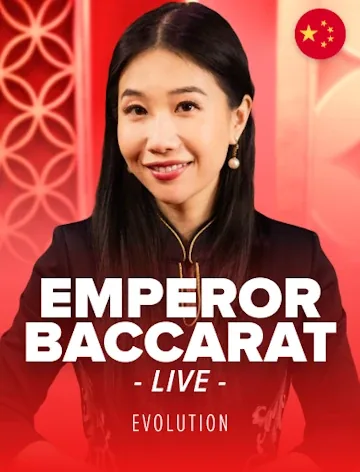 Emperor Baccarat table from Evolution at Basswin Casino