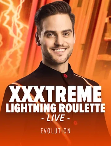 XXXtreme Lightning Roulette wheel streamed by Evolution